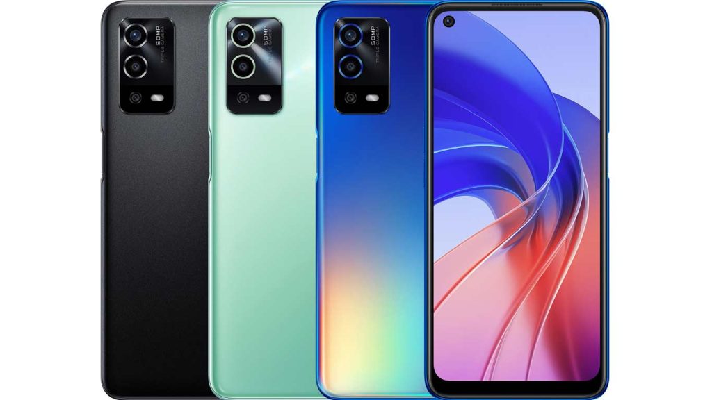 Oppo A55 5G Black, Blue