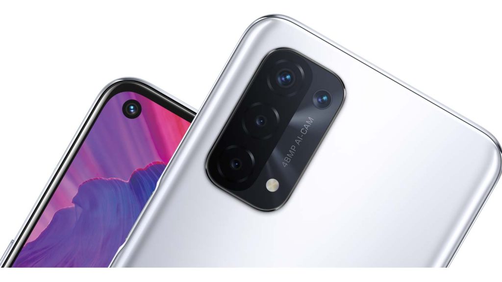 Oppo A74 5G Fluid Black, Space Silver