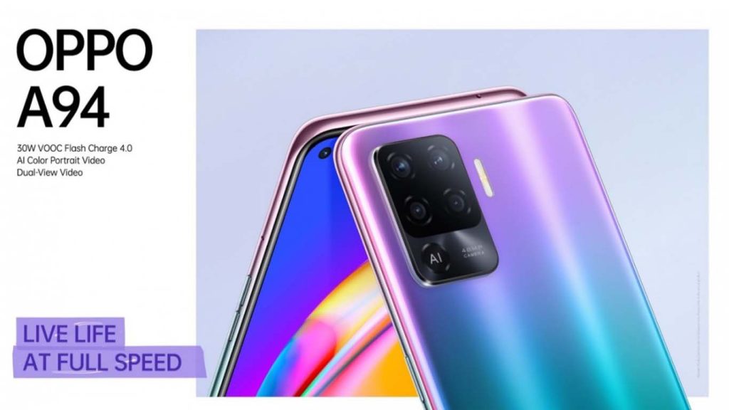 Oppo A94 Fluid Black, Fantastic Purple