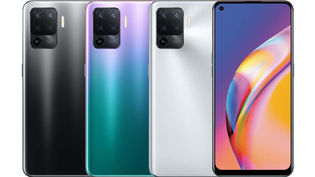 Oppo F19 Pro Plus 5G Fluid Black, Space Silver, Cosmo Blue