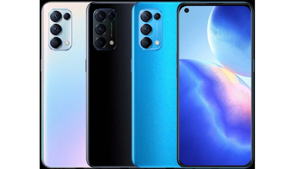 Oppo Find X3 Lite Galactic Silver, Azure Blue, Starry Black