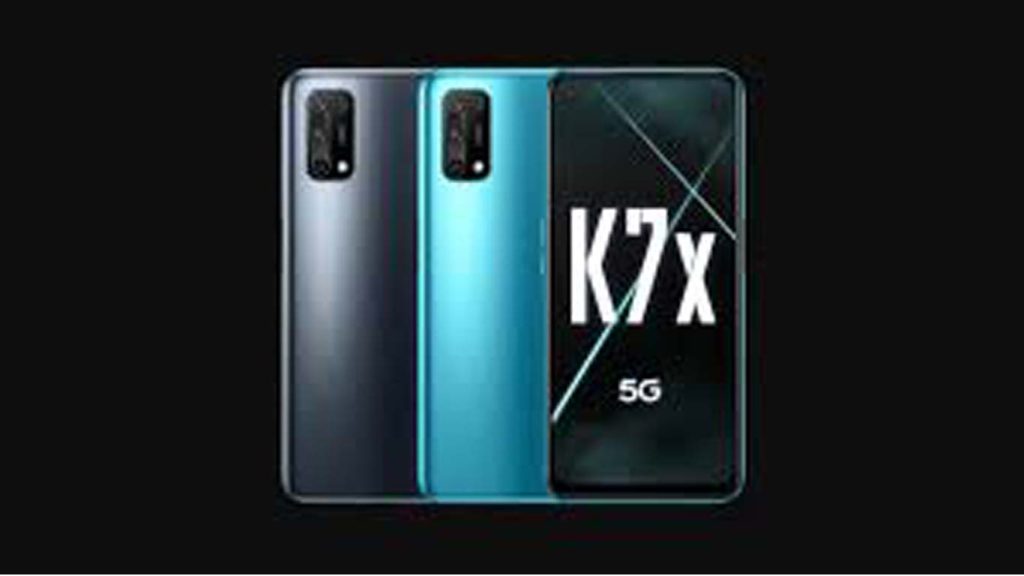 Oppo K7x Blue, Black