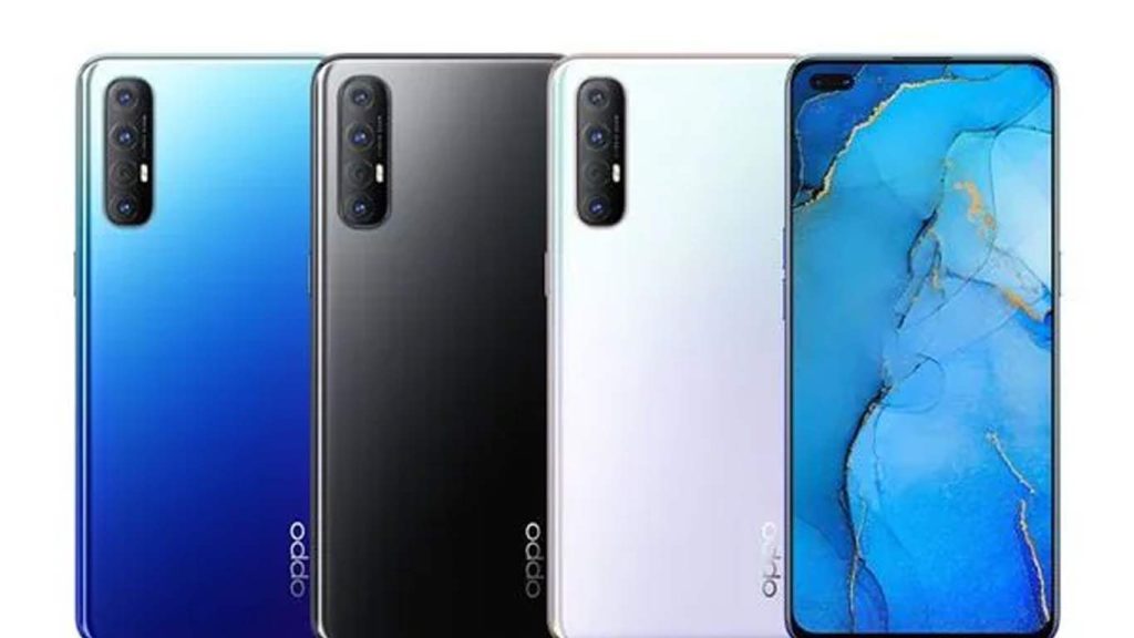 Oppo Reno3 Pro Auroral Blue, Midnight Black, Sky White
