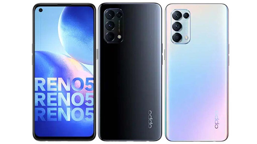 Oppo Reno5 4G Black, Silver