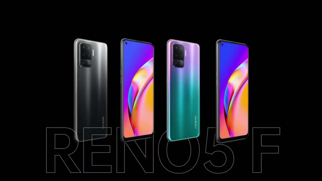 Oppo Reno5 F Fluid Black, Fantastic Purple