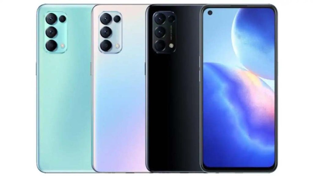 Oppo Reno5 K Moonlight Black, Starry Dream, Blue Breeze