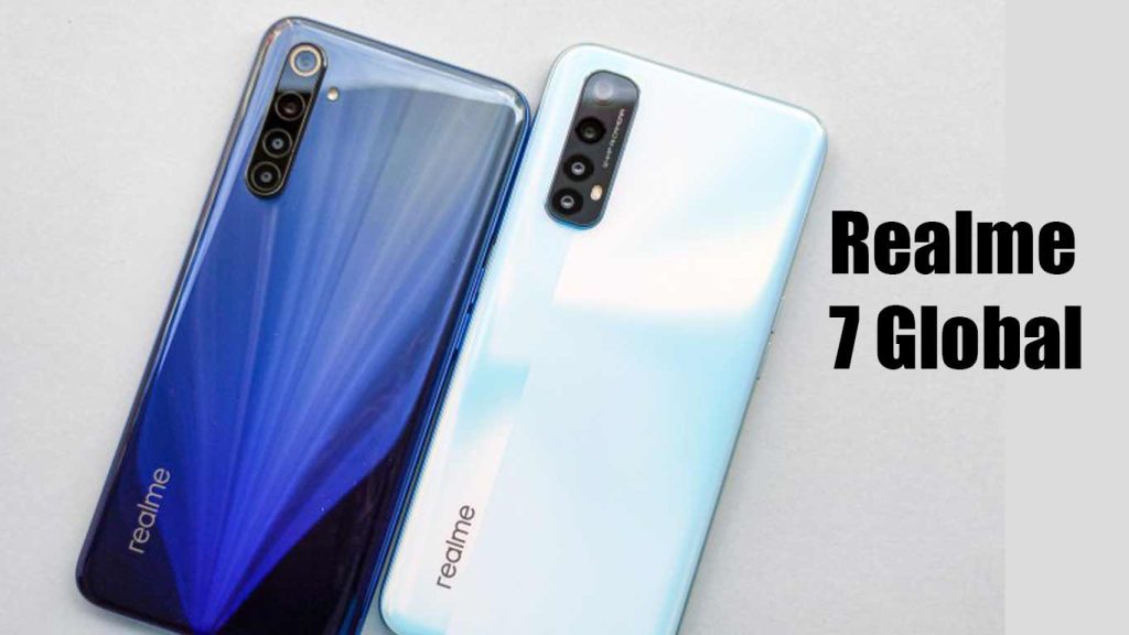 Realme 7 Global Mist Blue, Mist White