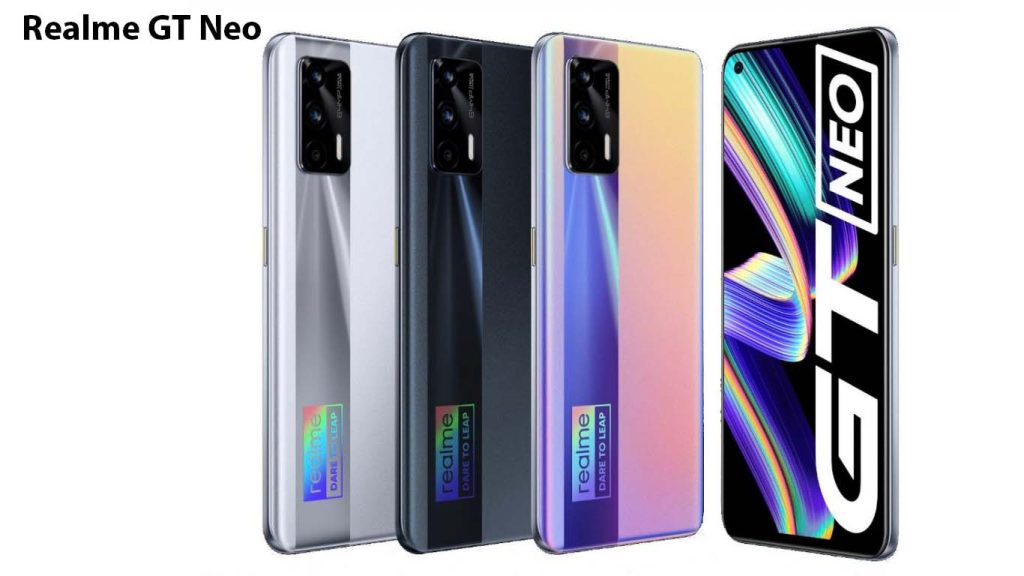 Realme GT Neo Black, Silver, Aurora
