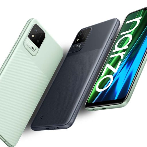 Realme Narzo 50i Carbon Black, Mint Green