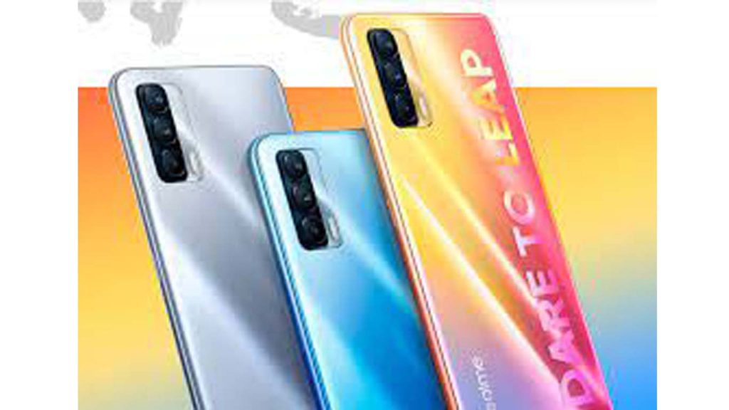 Realme V15 5G Silver, Blue, Yellow