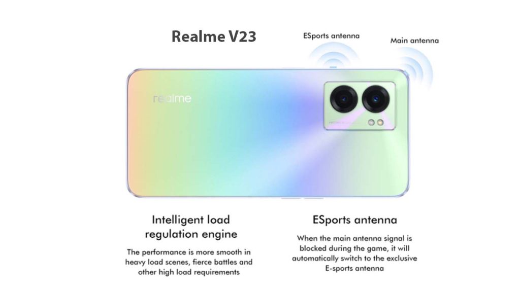 Realme V23 Black, Gradient