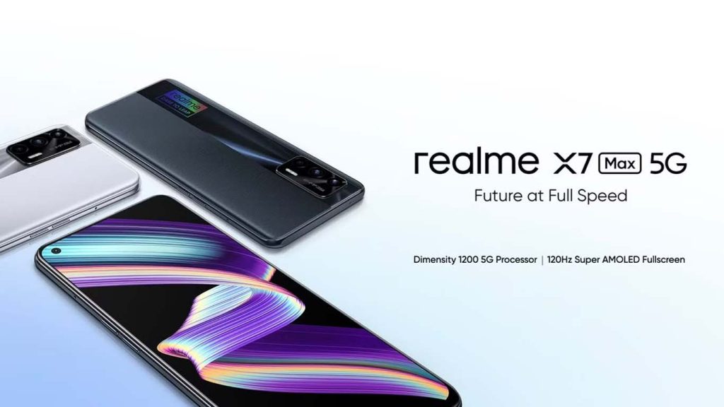 Realme X7 Max 5G Mercury Silver, Asteroid Black, Milky Way