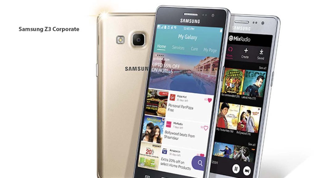 Samsung Z3 Corporate Black, Silver, Gold