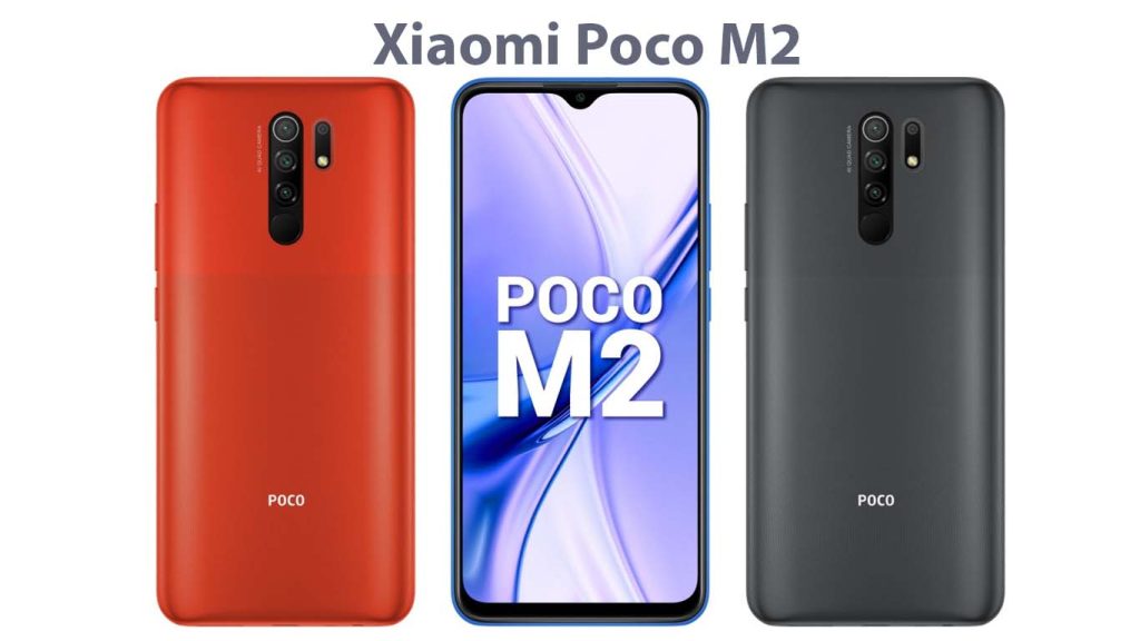 Xiaomi Poco M2 Brick Red, Pitch Black, Slate Blue