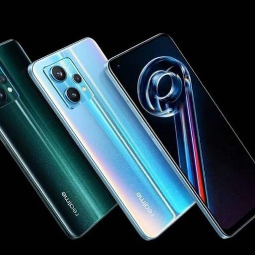 realme q5 pro blue, black