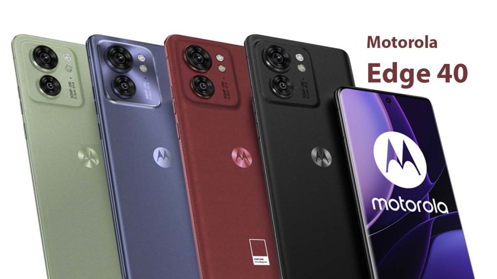 Motorola Edge 40 Nebula Green, Lunar Blue, Eclipse Black, Viva Magenta
