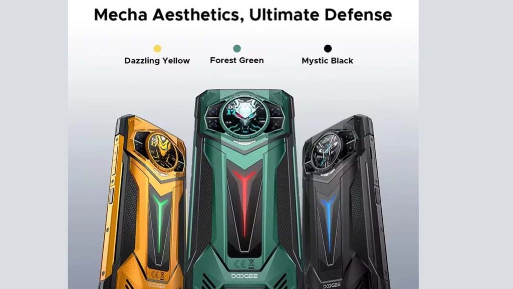 Doogee S200 Ultra Black, Yellow, Green