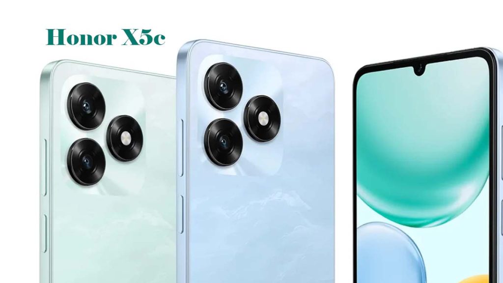Honor X5c Ocean Cyan, Midnight Black, Tidal Blue, Meteor Silver