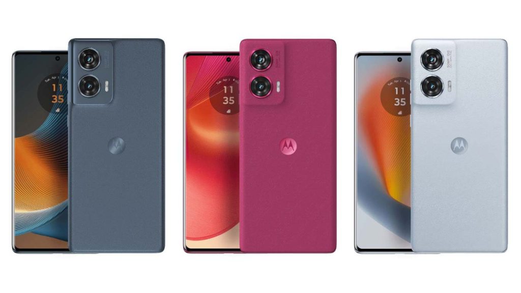 Motorola Edge 50 Fusion Forest Blue, Marshmallow Blue, Hot Pink