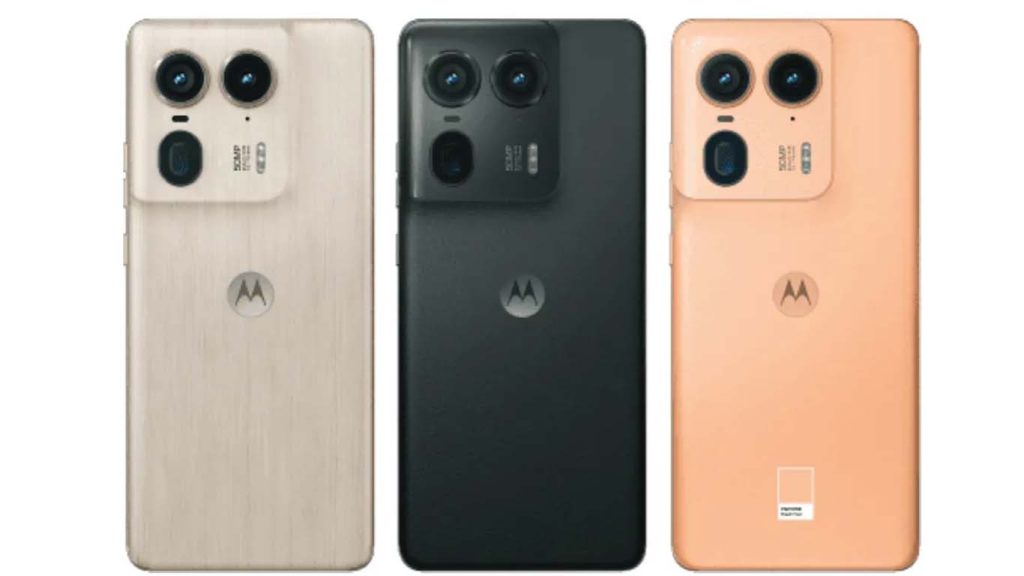 Motorola Edge 50 Ultra Forest Grey, Nordic Wood, Peach Fuzz