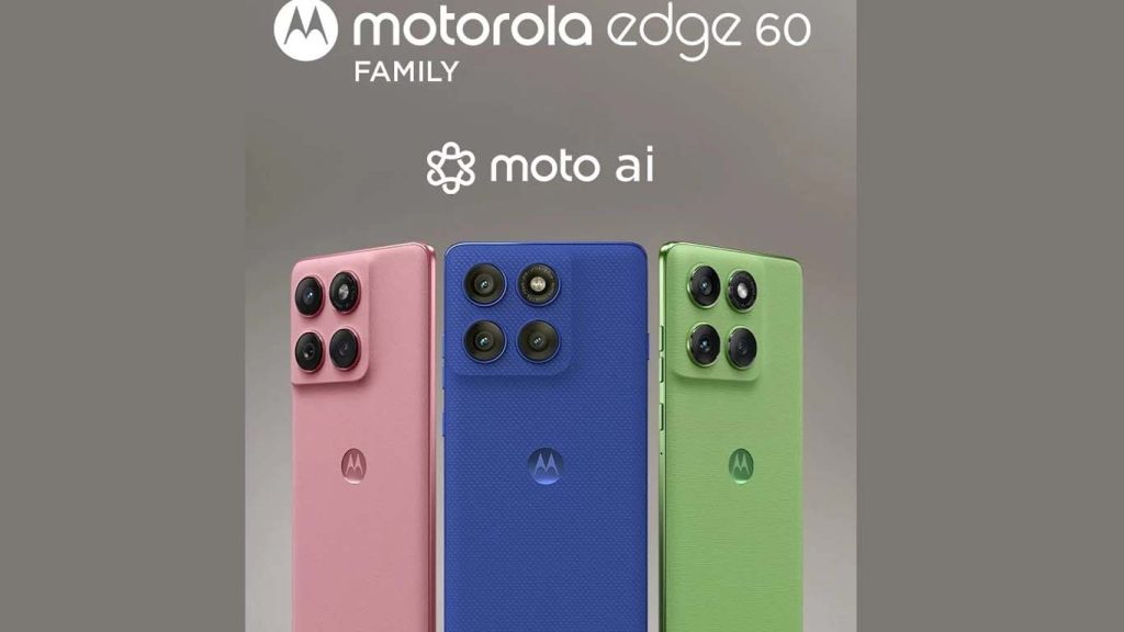 Motorola Edge 60 Pantone (Gibraltar sea, Shamrock, Plum perfect)