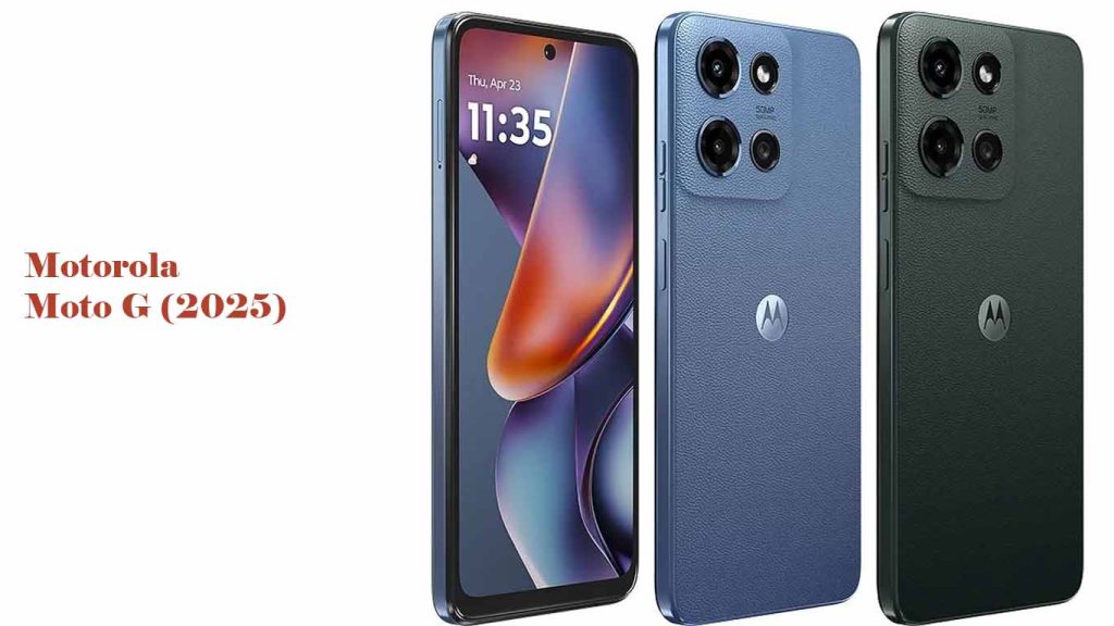 Motorola Moto G (2025) Forest Gray, Sapphire Blue