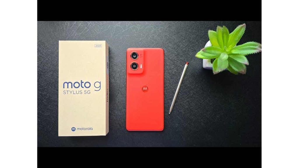 Motorola Moto G Stylus 5G (2024) Caramel Latte, Scarlet Wave