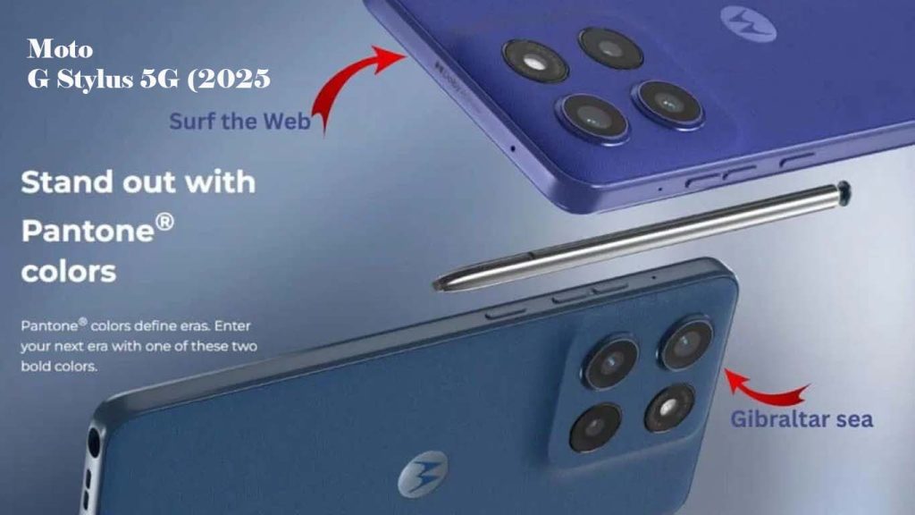 Motorola Moto G Stylus 5G (2025 Pantone Gibraltar sea, Surf the Web