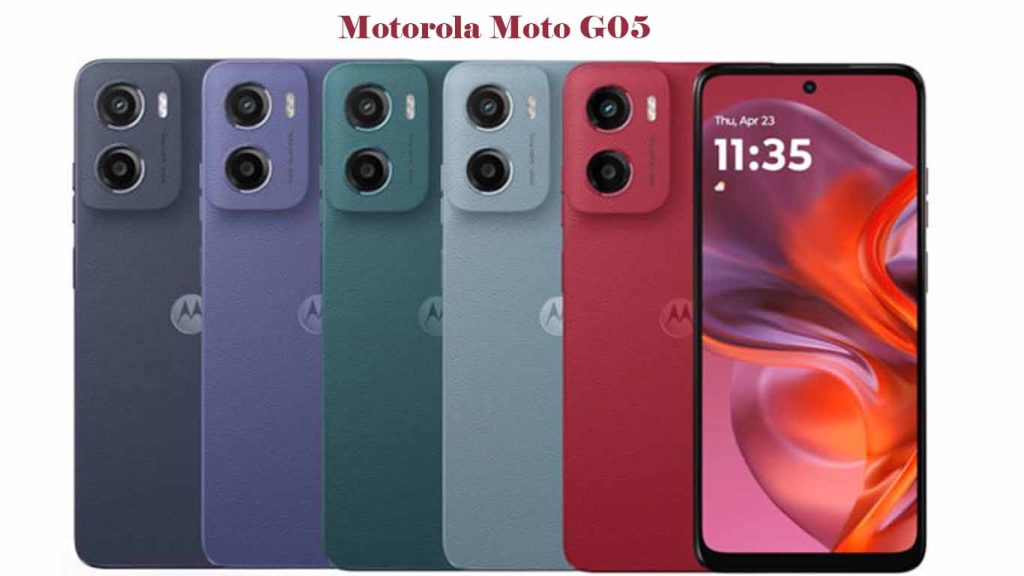Motorola Moto G05 Plum Red, Fresh Lavender, Forest Green, Misty Blue