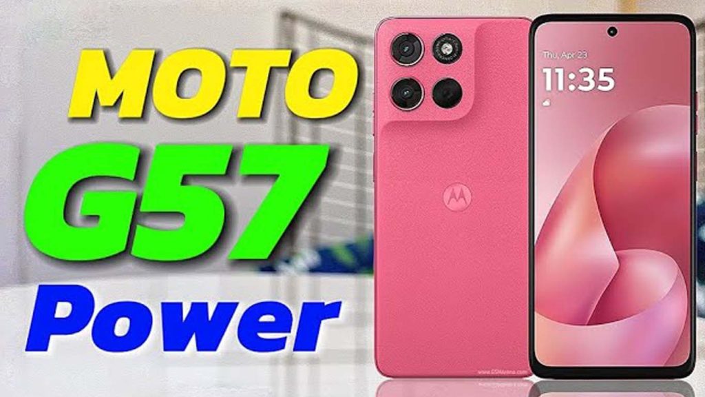 Motorola Moto G57 Power Pantone Fluidity, Pink Lemonade, Corsair, Meteorite, Regatta