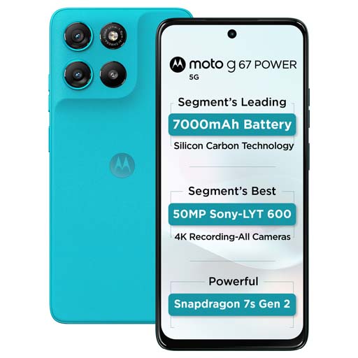 Motorola Moto G67 Power Pantone Blue Curacao