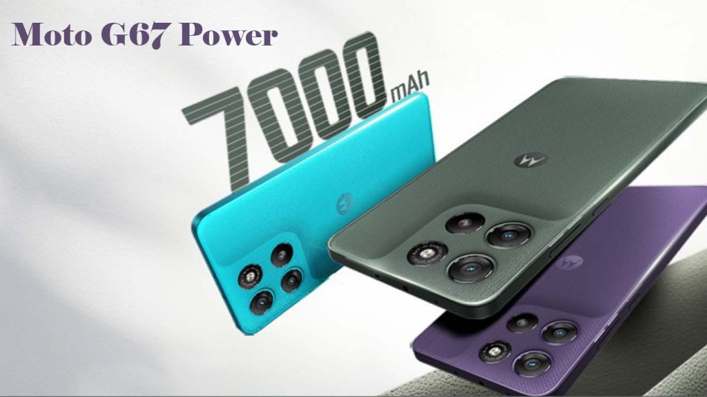 Motorola Moto G67 Power Pantone Cilantro, Parachute Purple, Blue Curacao