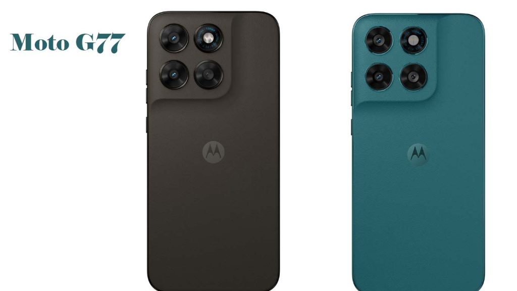 Motorola Moto G77 Pantone Black Olive, Shaded Spruce