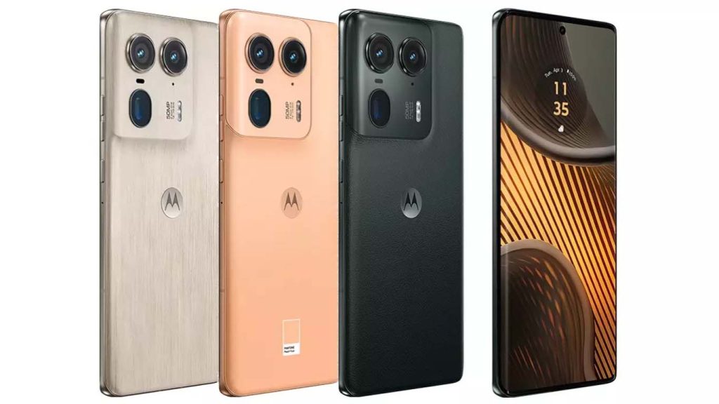 Motorola Moto X50 Ultra Forest Grey, Nordic Wood, Peach Fuzz