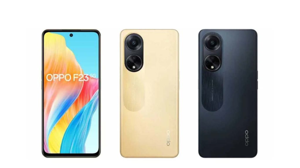 Oppo F23 Cool Black, Bold Gold