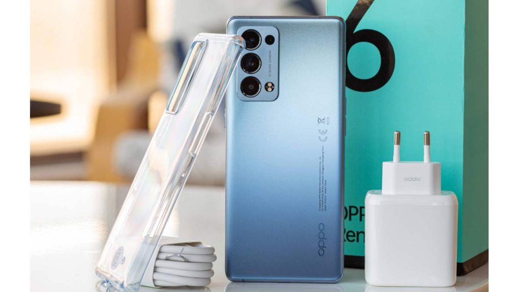 Oppo Reno6 Pro 5G (Snapdragon) Arctic Blue, Lunar Grey
