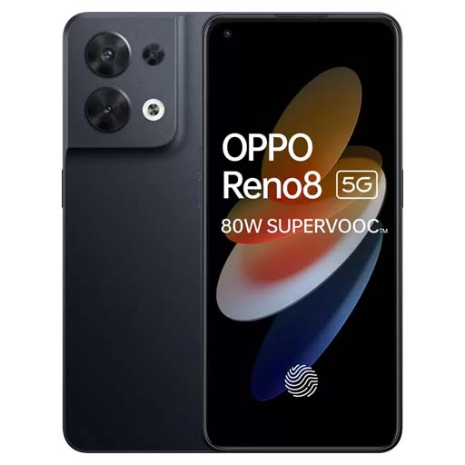Oppo Reno8 Shimmer Black