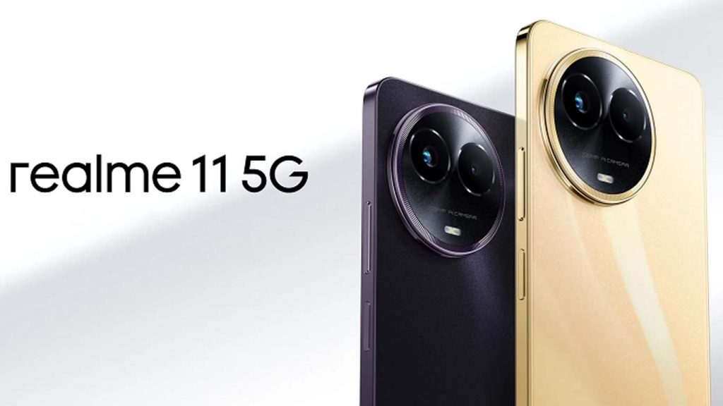 Realme 11 5G Midnight Black, Sunrise Gold