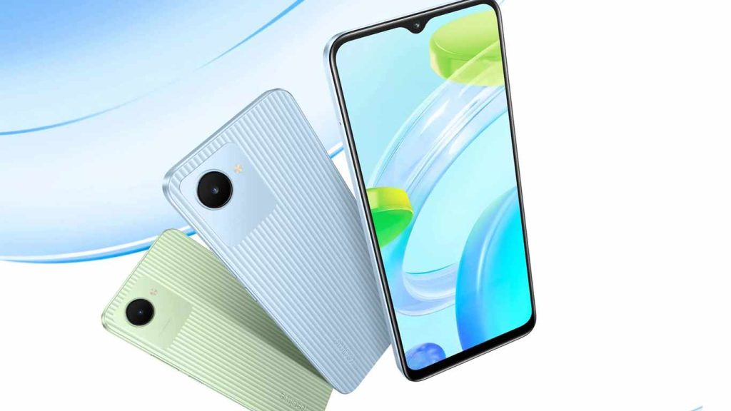 Realme C30 Lake Blue, Bamboo Green