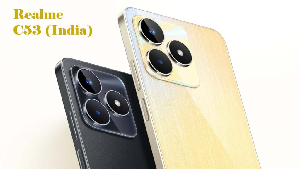 Realme C53 (India) Gold, Black