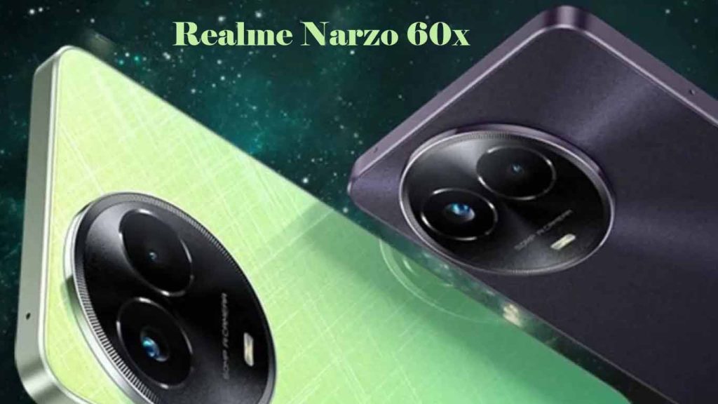 Realme Narzo 60x Stellar Green, Nebula Purple