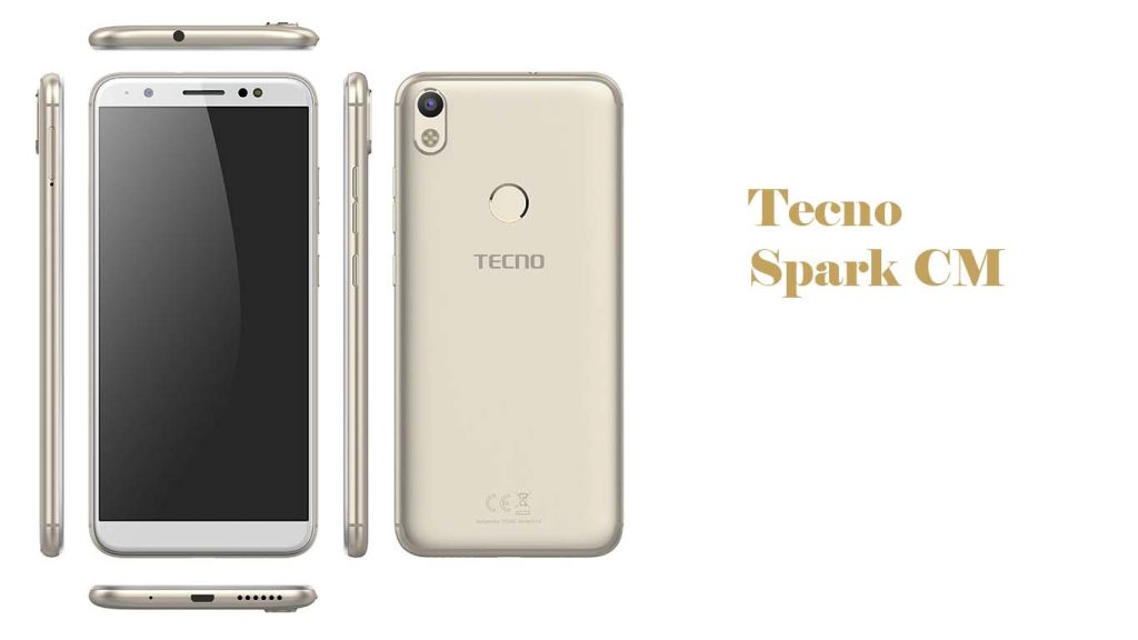 Tecno Spark CM Midnight Black, Champagne Gold