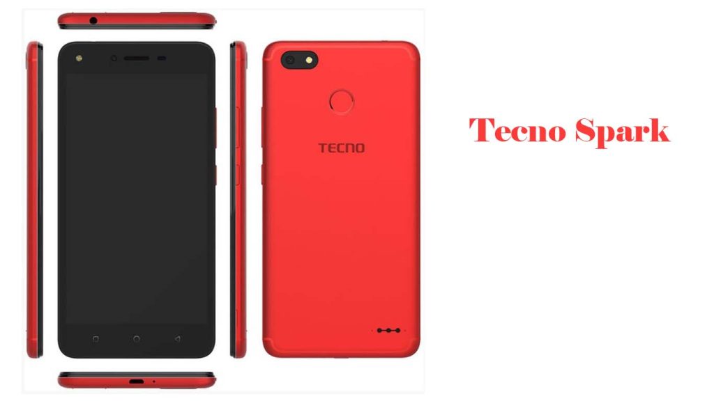 Tecno Spark Champagne Gold, Coral Blue, Black, Metallic Red