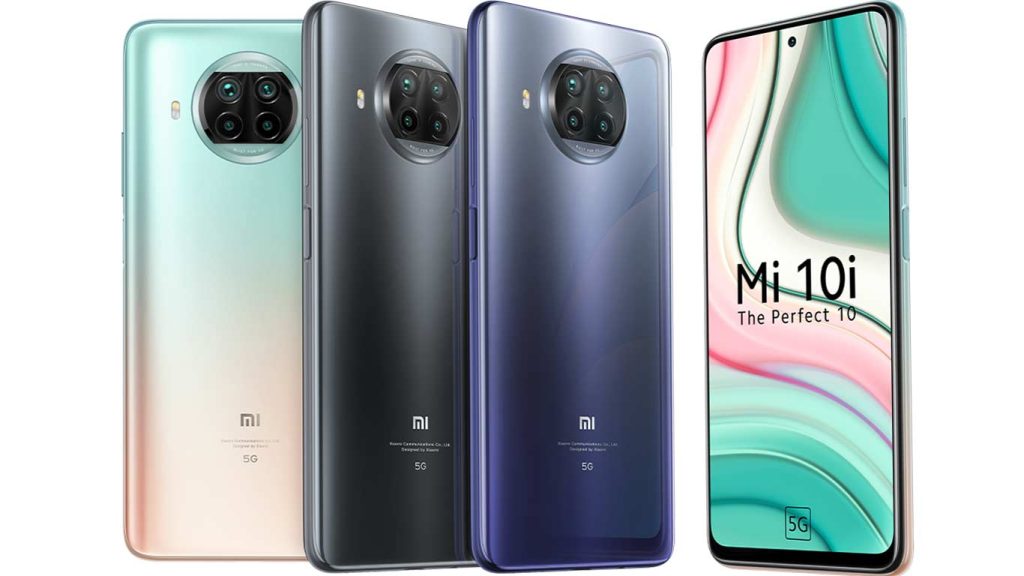 Xiaomi Mi 10i 5G Pacific Sunrise, Midnight Black, Atlantic Blue