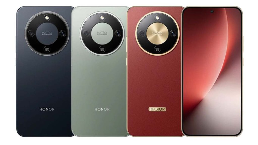Honor Magic8 Lite Midnight Black, Forest Green, Reddish Brown