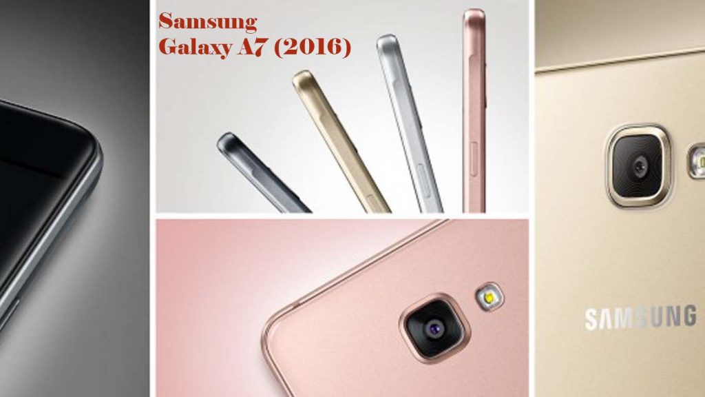Samsung Galaxy A7 (2016) Black, White, Gold, Pink