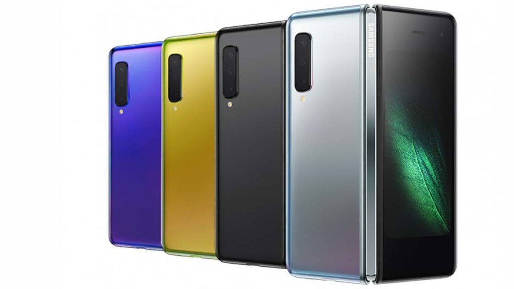 Samsung Galaxy Fold 5G Space Silver, Cosmos Black