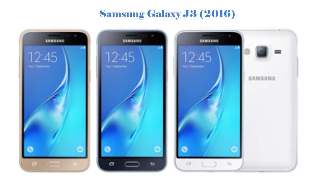 Samsung Galaxy J3 (2016) White, Black, Gold