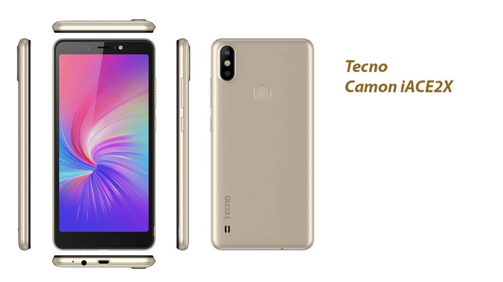 Tecno Camon iACE2X Champagne Gold, Midnight Black, Nebula Black
