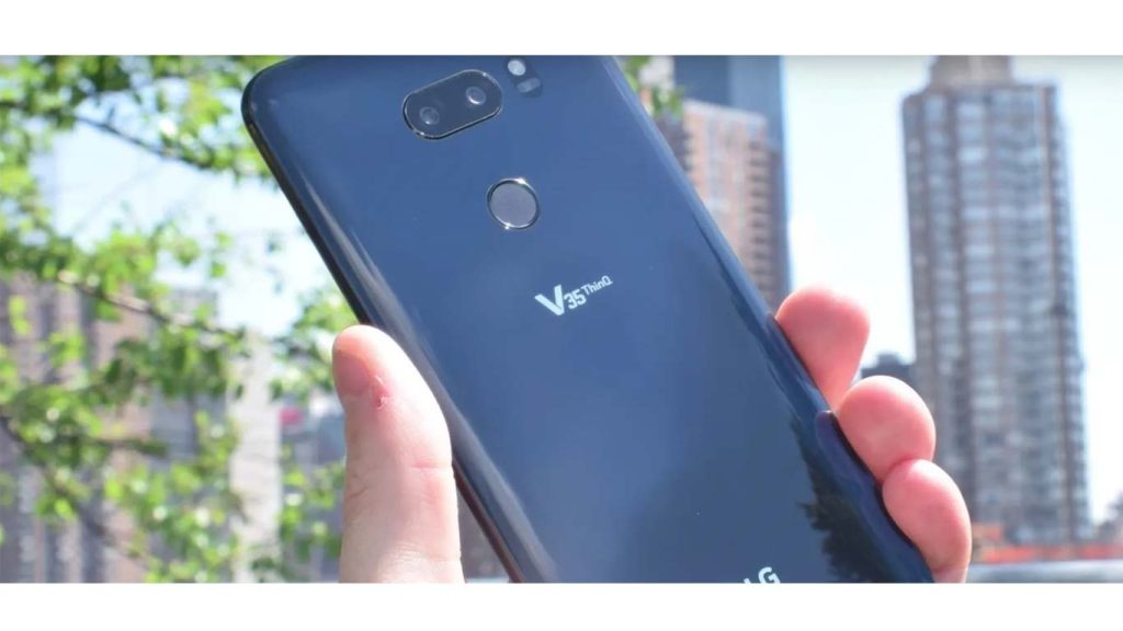 LG V35 ThinQ New Aurora Black, New Platinum Gray